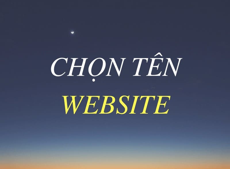 Tên trang web dành cho doanh nghiệp trực tuyến