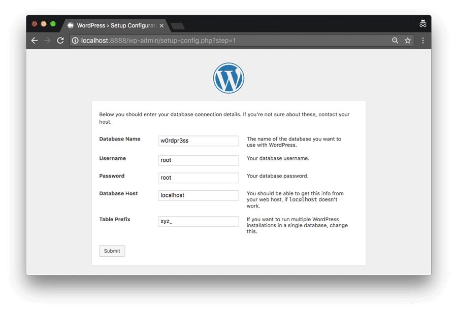 Cài đặt wordpress 