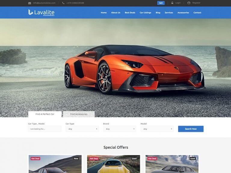 Thiết kế website ô tô mang lại những giá trị cao cho nhà kinh doanh