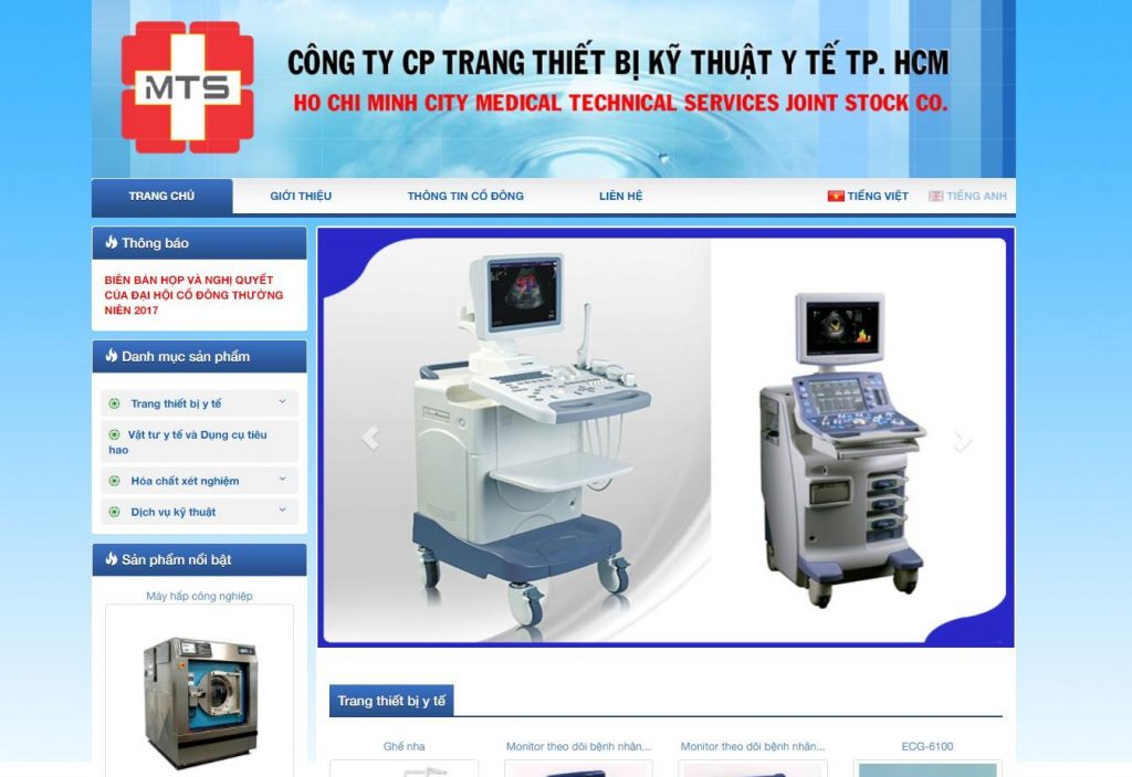 Công ty CP trang thiết bị kỹ thuật y tế TP.HCM