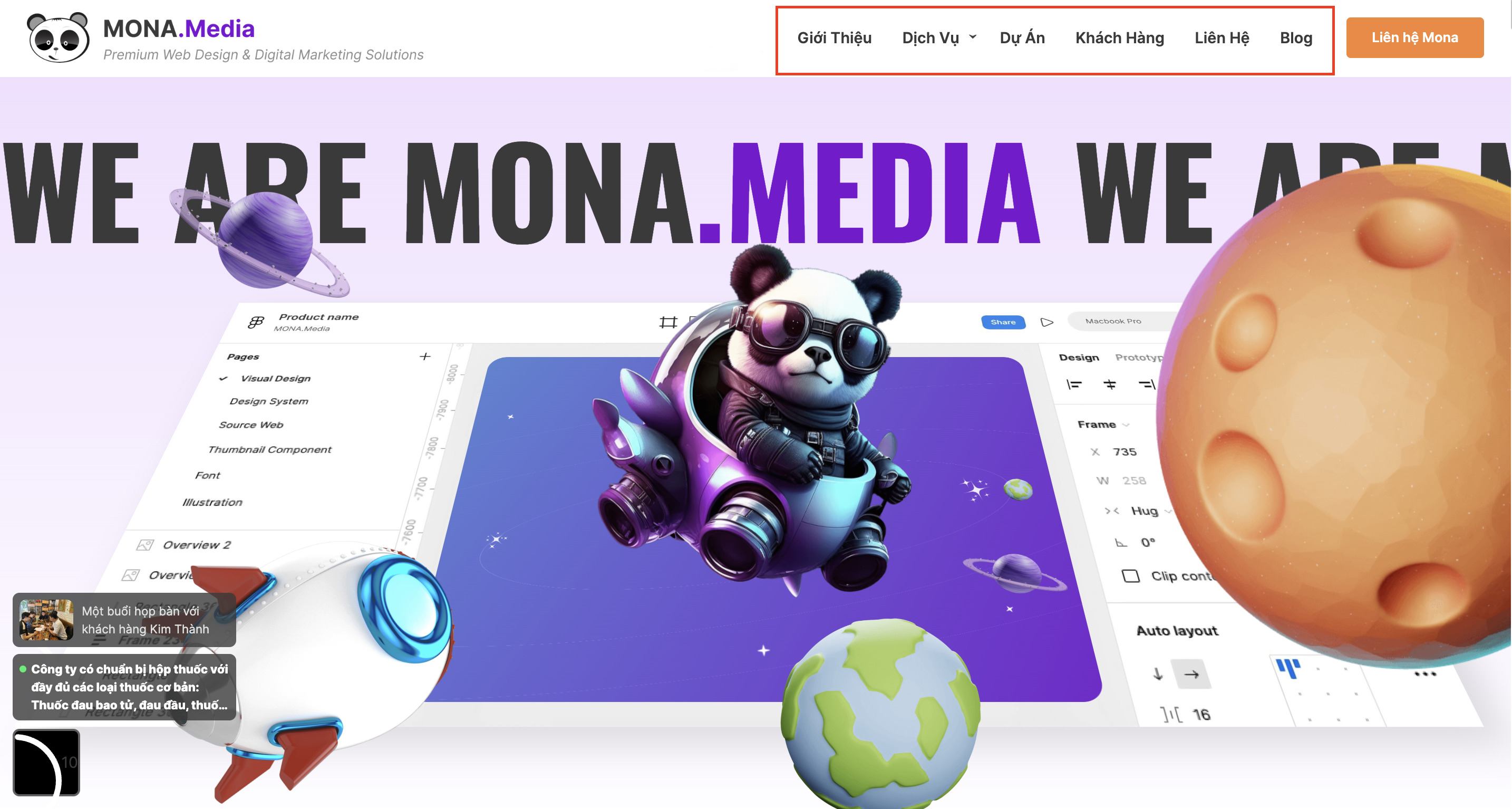 Thiết kế website bán hàng theo yêu cầu chất lượng tại Mona Media