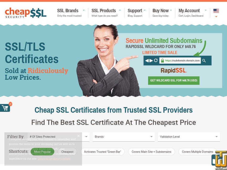Nhà cung cấp SSL Cheapsslsecurity.com