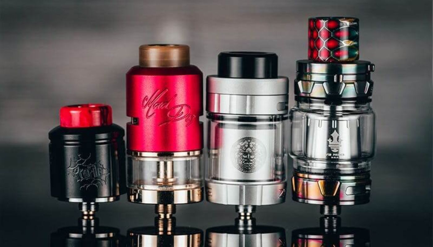 Hút Vape dòng Tank RTA hay RDTA đúng chuẩn