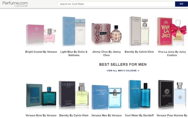 website bán nước hoa chính hãng Perfume