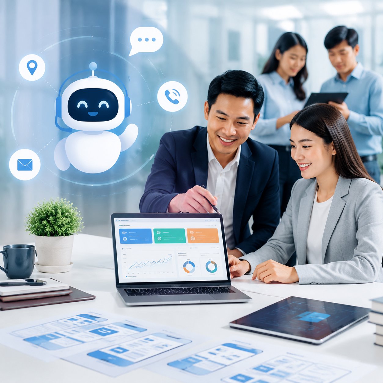 Tại Sao Website Doanh Nghiệp Không Thể Bỏ Qua AI Cho CSKH