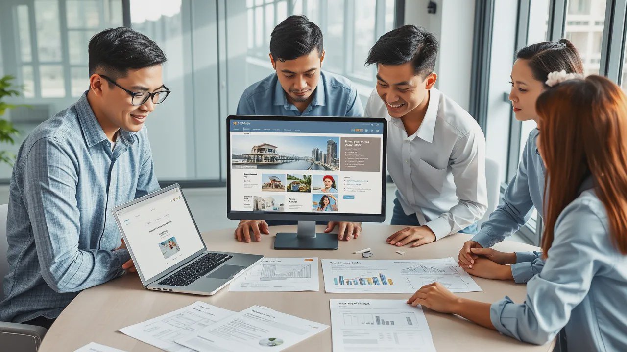 5 tiêu chí chấm điểm một website bất động sản cho người mới